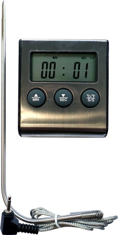 Thermomètre digital spécial pâtisserie/boulangerie avec sonde inox