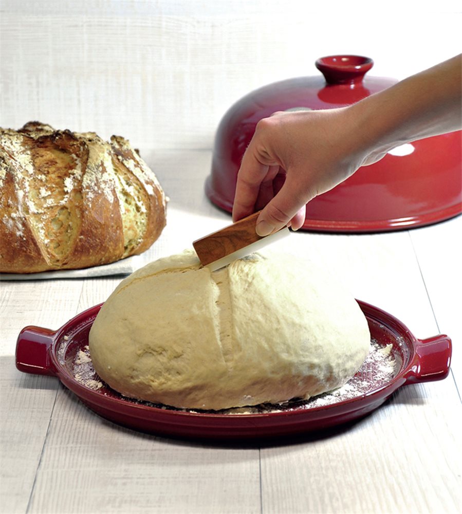 Moule à pain de campagne en céramique rouge Grand Cru Emile Henry - Tom  Press