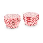 Caissettes papier à cup cake et muffin vichy rouge 5 cm par 200