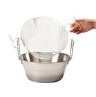 Friteuse 30 cm inox compatible induction