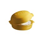 Plat à fromage rôti au four en céramique jaune Provence Emile Henry