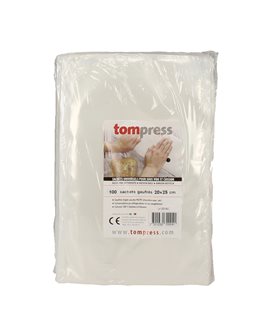 Sacs sous vide alimentaires gaufrés Tom Press 20x25 cm par 100